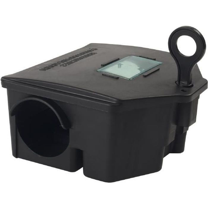 Boîte dAppât pour Mettre Poison ou Pièges à Rats et Souris Sécurisé avec Clé pour Enfants et Animaux Domestiques.