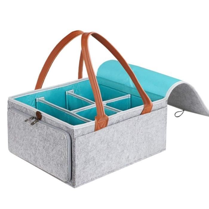 Timagebreze Panier A Couches Pour Bebe Organisateur Pliant Bin De Rangement Pour Table A Langer Fourre Tout Sac Portable De Stockage De De Voiture Panier Gris Clair Range Couches Bebe Et Puericulture Agri Khoramdareh Ir
