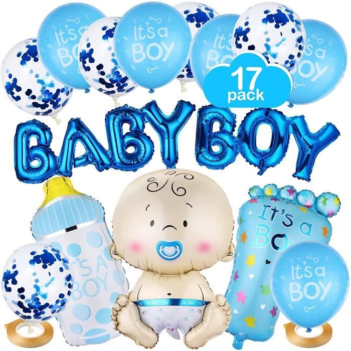 Baby Shower Nouveau Né Bébé Its a Fille Garçon Rose Bleu thème BALLONS BALLON