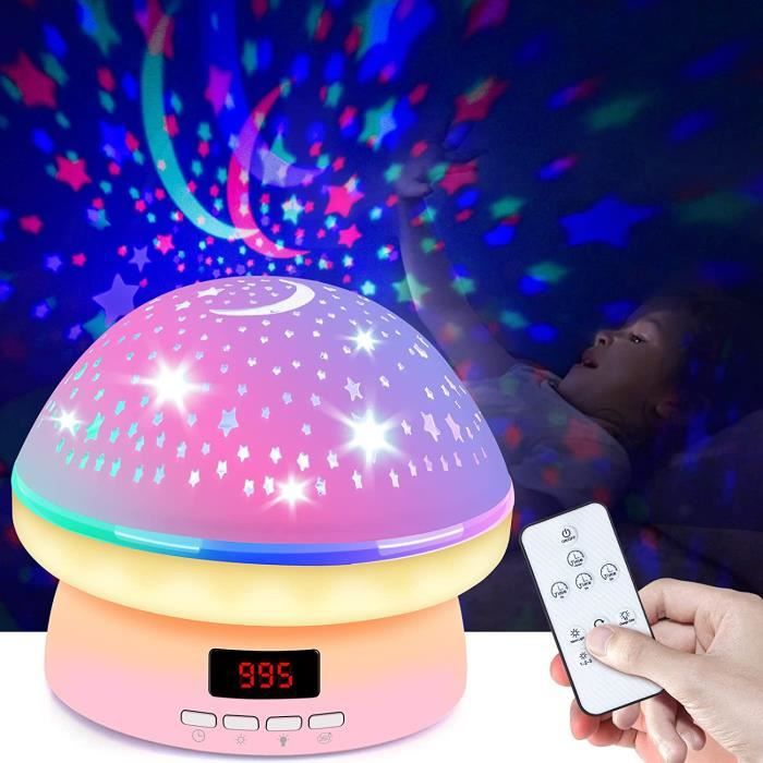 Veilleuse Bebe Veilleuse Bebe Projection Plafond Rotation A 360 Lampe Projecteur 8 Modes De Couleur Minuterie Telecommande 454 Cdiscount Puericulture Eveil Bebe