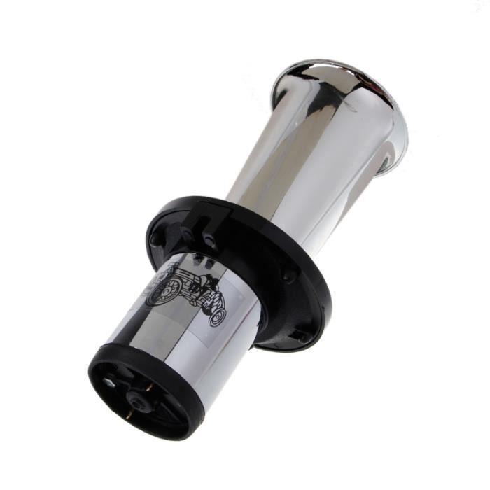 Klaxon De Camion Vintage AHH-OOO-GAH - Son Classique 12V 110dB - Chrome - Pour Voiture Ou Camionnette