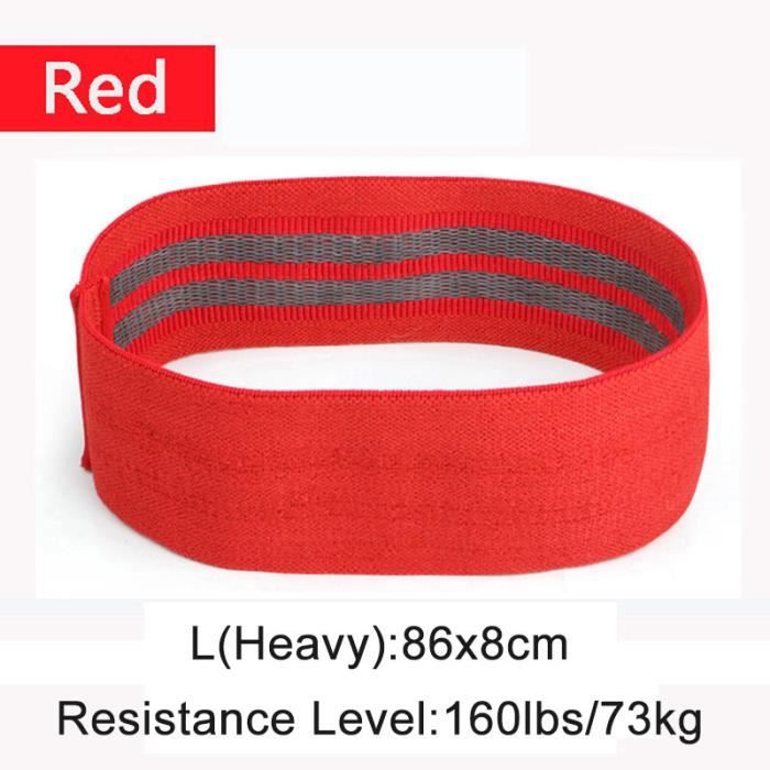 Bande Élastique De Musculation à 9 Niveaux – 100 Cm, Polyester/Coton, Pour Yoga, Fitness, Pilates