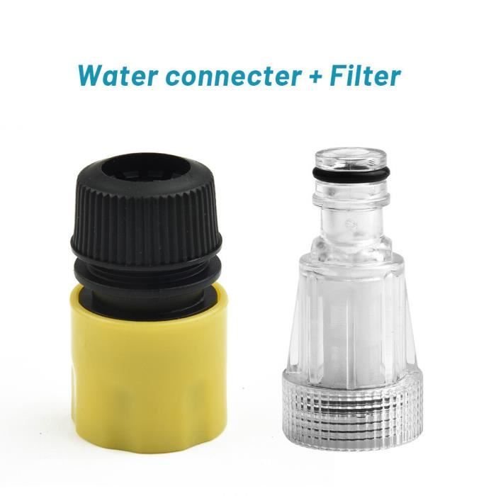 Lot De 2 Tubes Et Coudes à Emboîter Pour Filtre à Eau - Raccord Rapide 6.35mm / Filetage 12mm - 6
