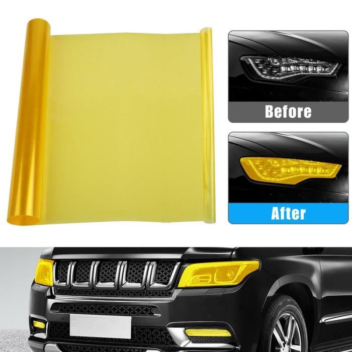 Film Vinyle Autocollant Pour Voiture 5cm X 9m - Noir Brillant, Kit Complet