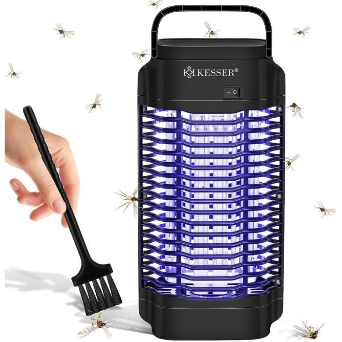 Piège À Insectes Électrique 18 W Avec Lampe Uv À 360 ° - Avec Lampe À ...