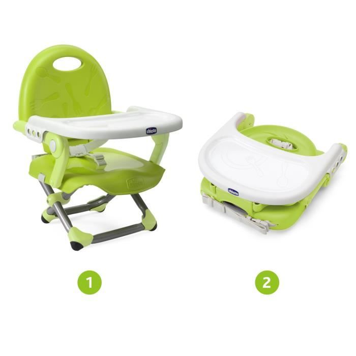 Chicco Rehausseur De Table Pocket Snack Vert Citron Cdiscount Puericulture Eveil Bebe
