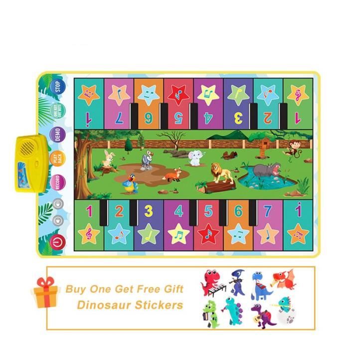 Tapis Musical Bébé Piano - Instrument Touch Jeu Clavier - Mixte - 3 ans et plus