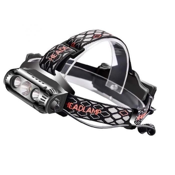 Phare Cob, Lampe Frontale Led Étanche Rechargeable Phare Extérieur
