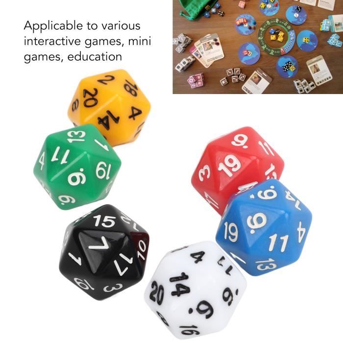 Dés Jdr Dés En Bois Naturel - 30 Pièces - 16 Mm - Sac En Tissu Inclus - Pour Jeux De Société, RPG, Collection