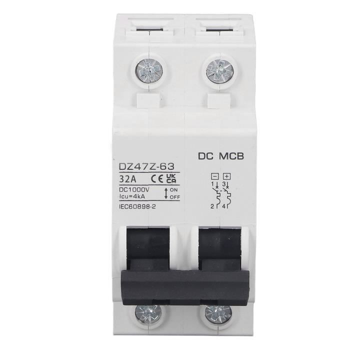 Disjoncteur Moteur Thermique-magnétique GV2ME06C1 - 1.6A, Protection Surcharge, Pour Moteurs 0.37-15kW, 50/60Hz