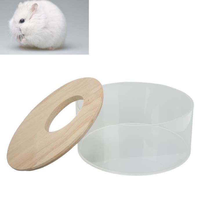 ESTINK Boîte de sable de bain de hamster Bac à Sable de Bain pour Hamster, Baignoire de Sable