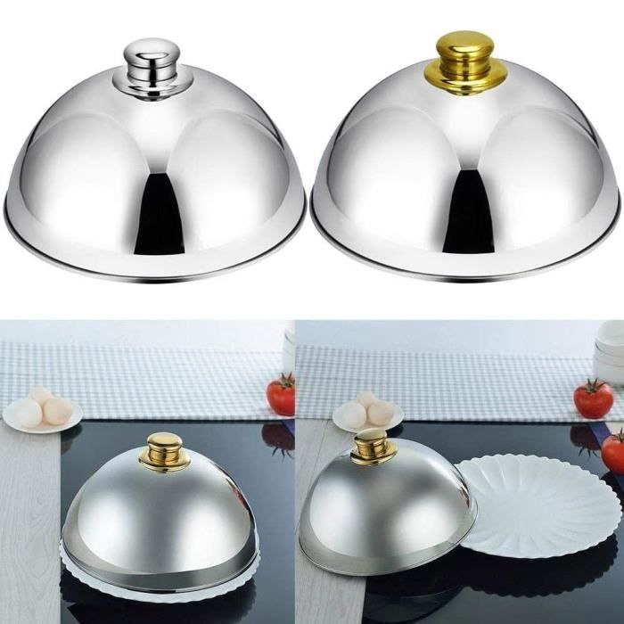 Plat De Service Inox 28 Cm – Style Bistrot – Réf 3955 (Occasion, Chine)