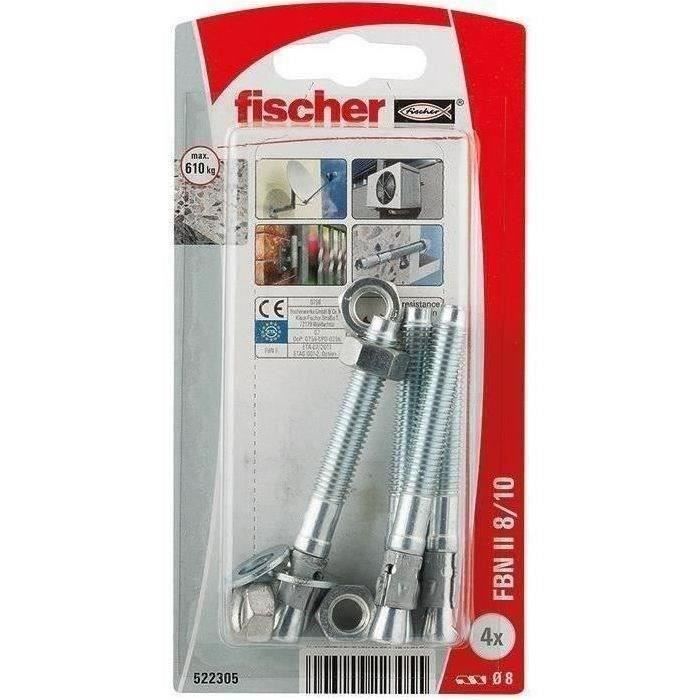 FISCHER FIXATION - GOUJON FBN II 8/10 /4K NV