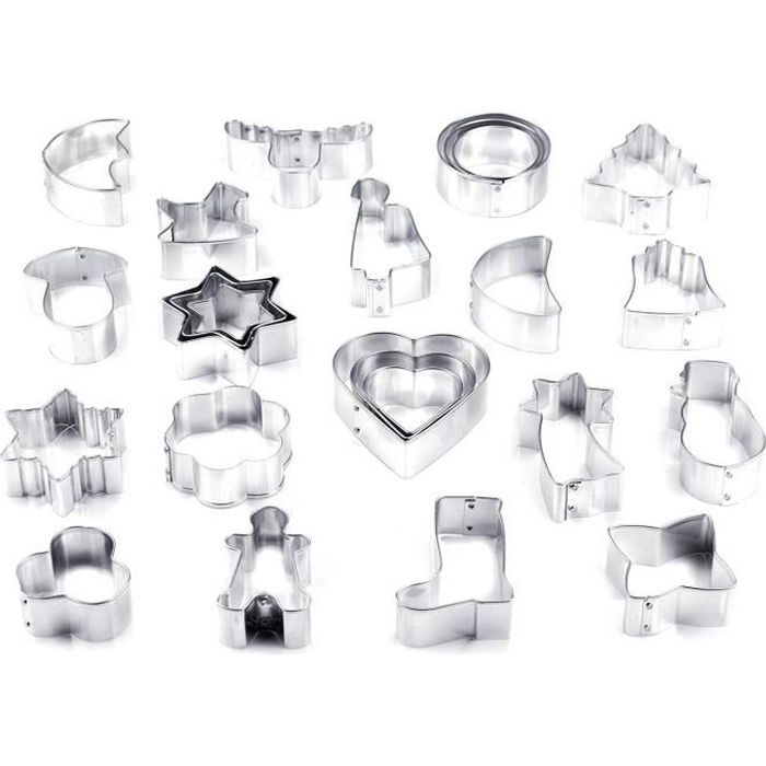 Lot De 25 Emporte Pieces Patisserie Noel Decoration Cdiscount Maison