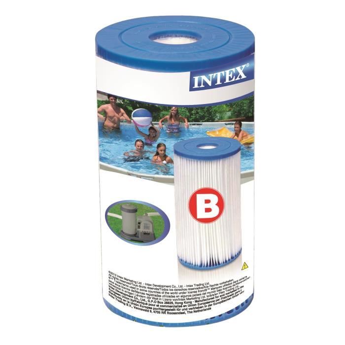 Cartouche de filtration B - INTEX - 29005 - En fibre dacron, faciles à nettoyer