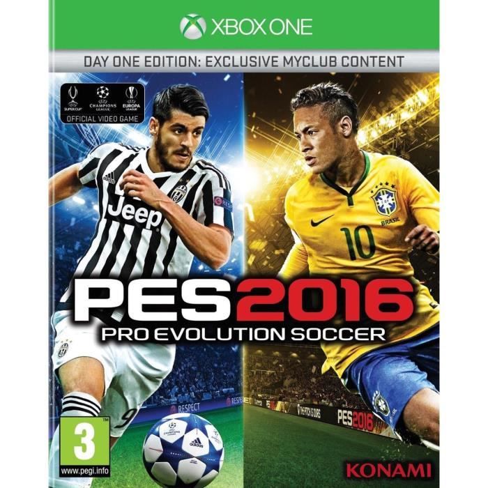 PES 2016 Edition Day 1 Jeu Xbox One