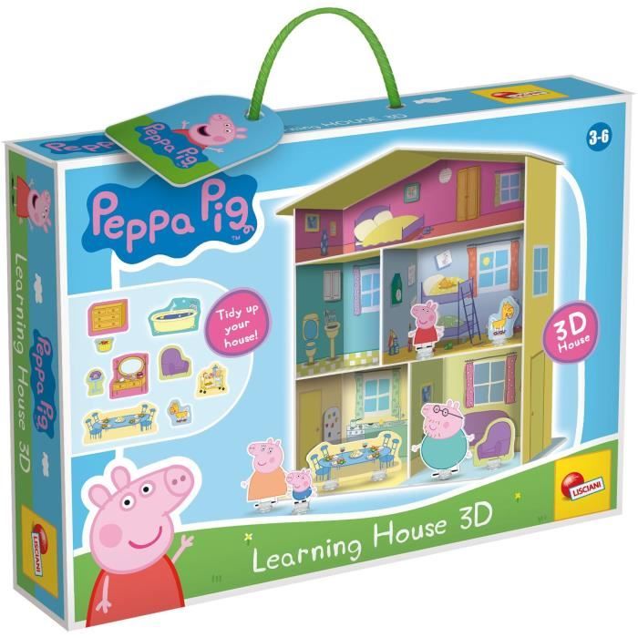 La maison de peppa à construire - Peppa Pig learning house - pour apprendre les associations - LISCI