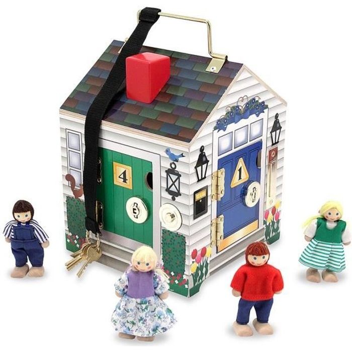 Melissa and doug wooden house best sale