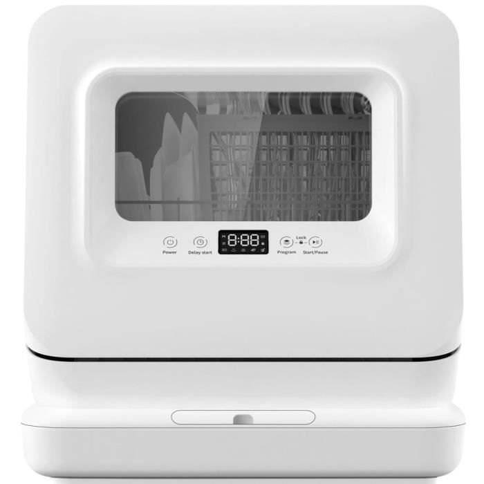Sonew Lave-vaisselle portatif Lave-vaisselle de Comptoir, Lave-vaisselle de  Comptoir Portable Compact avec Prise UE 220V 180W - Cdiscount Electroménager