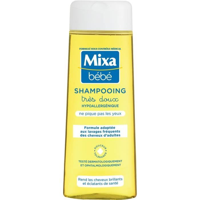 Mixa Bebe Shampoing Hypoallergenique Bebe 250ml Cdiscount Puericulture Eveil Bebe