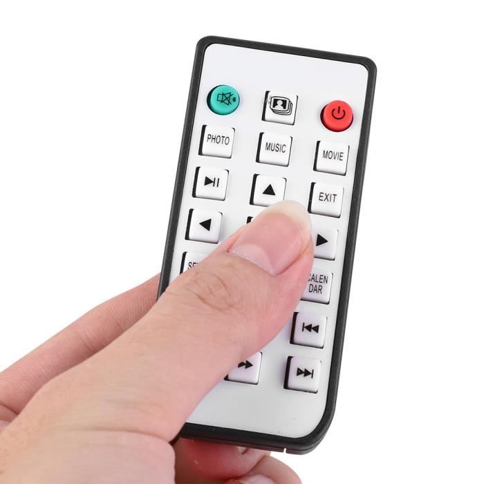 Cadre photo numérique 13'' Portable 1080P HD Digital Photo Frame Clock