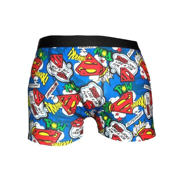 Caleçon Boxer Superman Personnage Court Homme J Job for superman -  Cdiscount Prêt-à-Porter