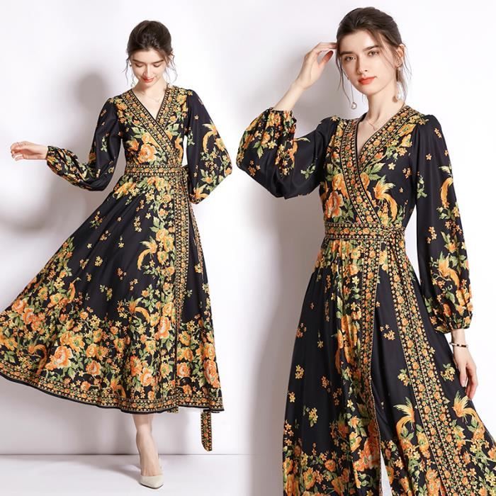 Robe Vintage à imprimé floral pour femmes main image 1