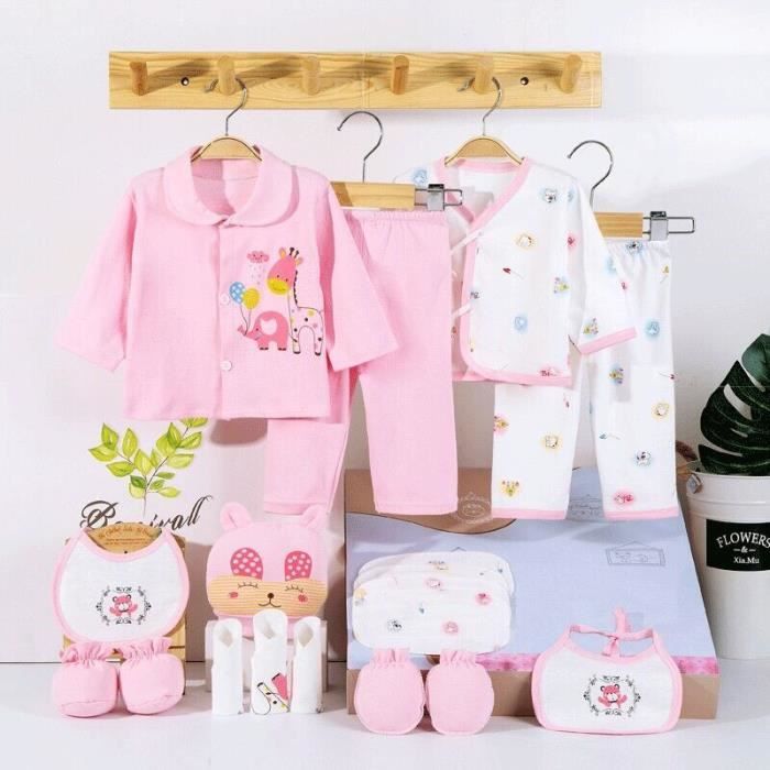2 pink Ensemble De V tements Pour Nouveau n 100 Coton Pour