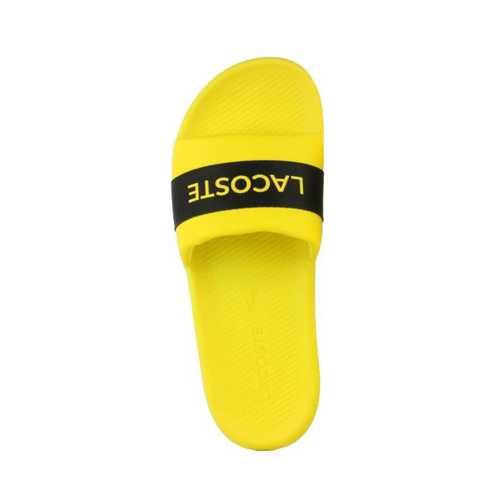 Claquette lacoste jaune discount