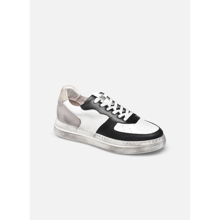 Baskets femme Blackstone WL27 - blanc/noir - 39 Blanc/noir - Cdiscount  Chaussures
