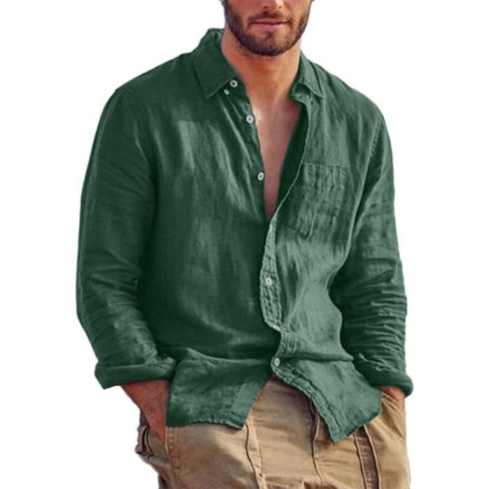 Chemise discount homme decontractée