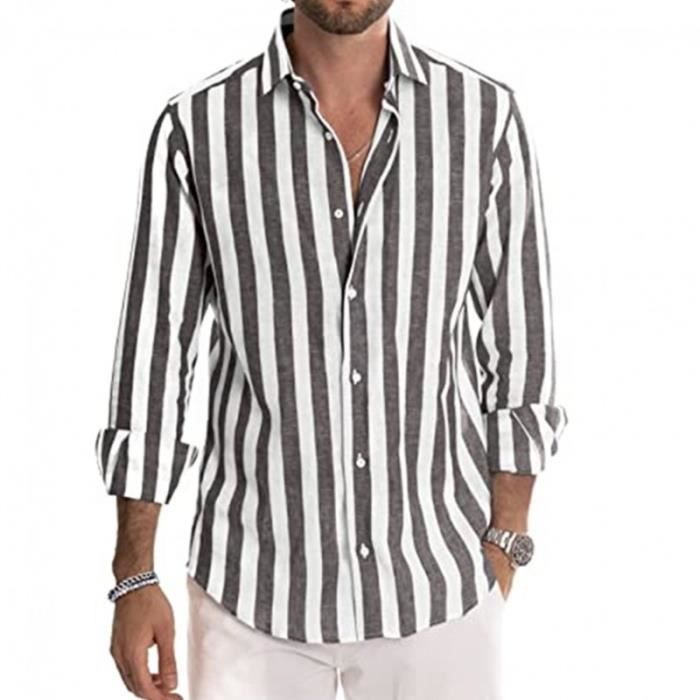 Chemise casual homme manche longue online