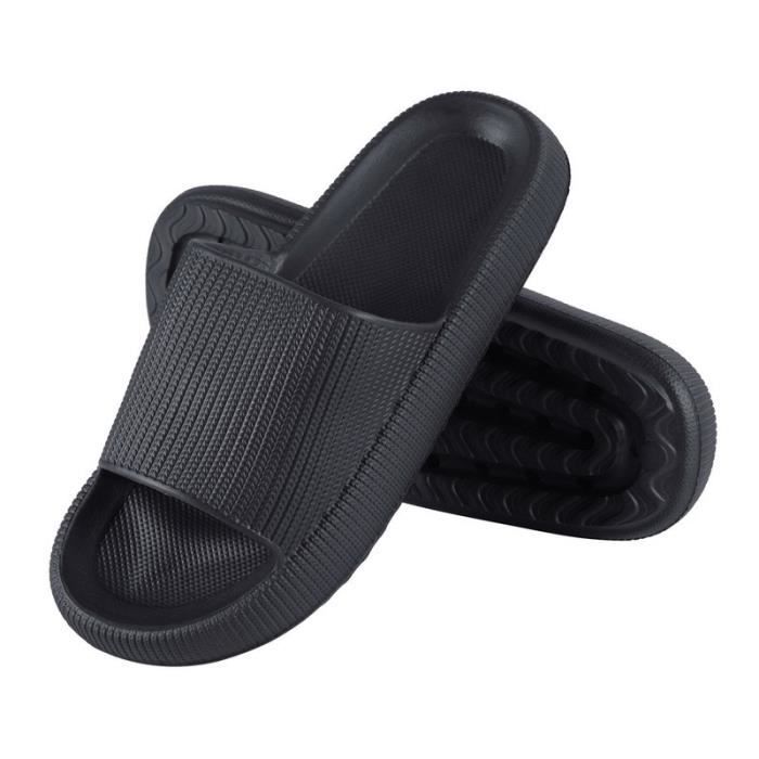 Pantoufles D'été Homme - Sandales Dos Nu Antidérapantes, Respirantes, Faciles à Enfiler, Pour Intérieur Et Plage - 9