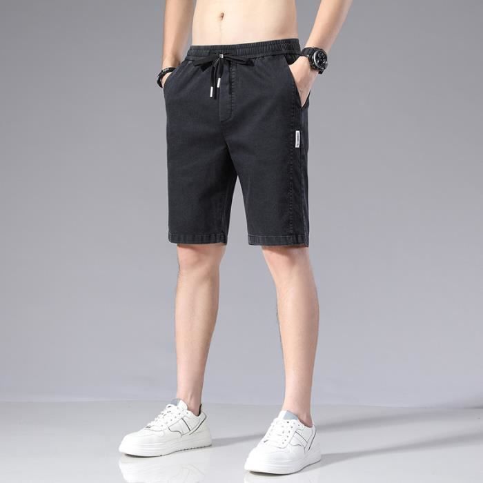 Short Legging Homme Homme Short D'été Short De Plage Cordon Taille Elastique Graphic Short 2 En 1 Homme