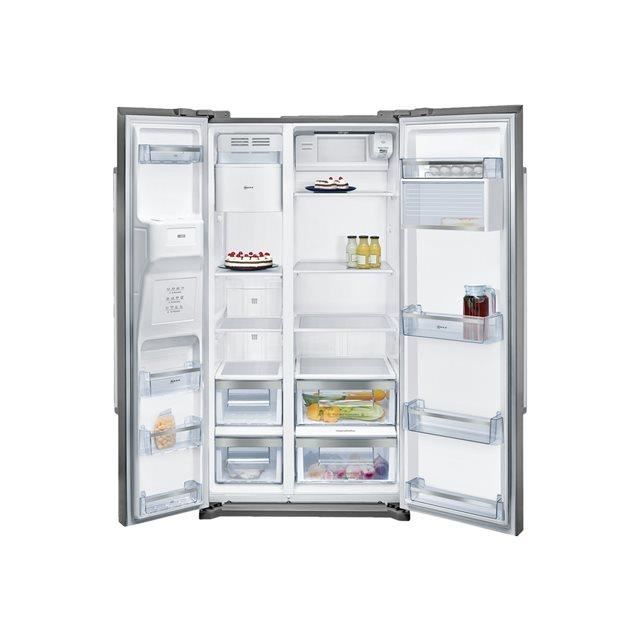 Profondeur Frigo Standard Neff Refrigerateur Americain 91cm 533l A Nofrost Inox
