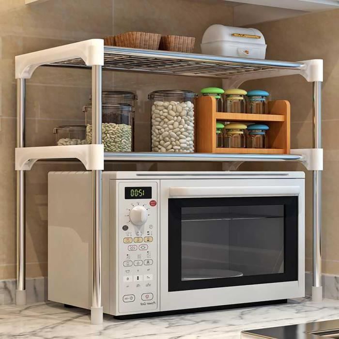 NEUFU Etagères de cuisine meuble rangement cuisine support étagère micro ondes