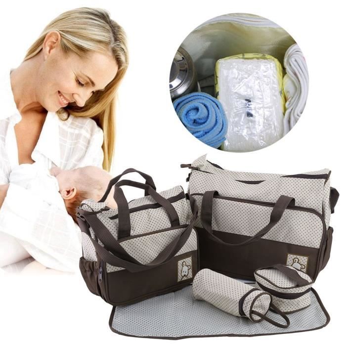 5pcs Sac De Rangement De Bebe Promenade Exterieur Voyage Cdiscount Puericulture Eveil Bebe