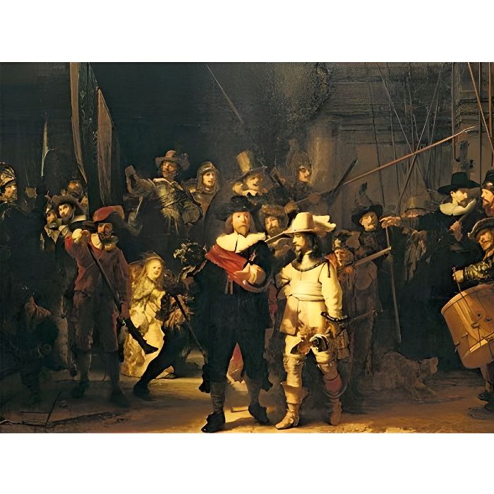Puzzle 1500 pièces - La ronde de nuit de Rembrandt - Ravensburger