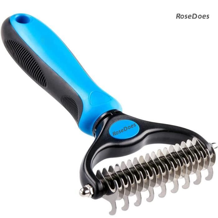 Comparer les prix de Brosse Chien Brosse Chat,Brosse de Toilettage Professionnelle Pour Chiens à Poils Longs, Retrait en Toute Sécurité du Sous-poil de L