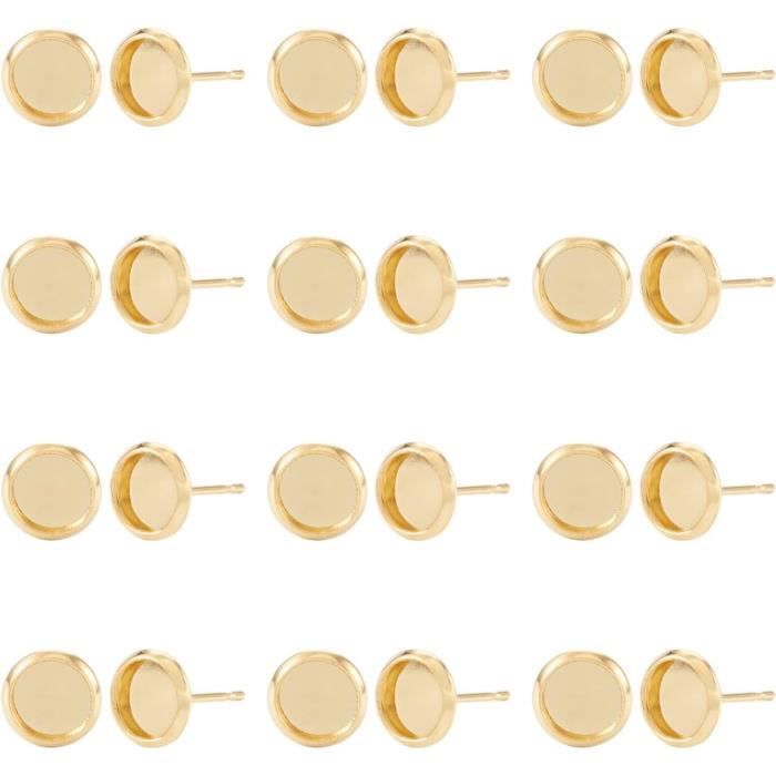 Lot De 200 Fermoirs Papillon Argentés Pour Oreilles Percées - Foto 5