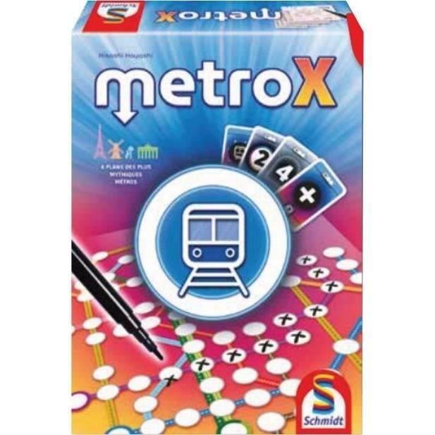 Jeu De Société Schmidt Spiele 88405 – Metro X Roll & Write