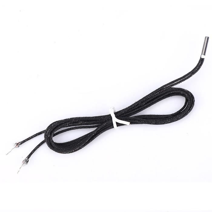 Sonde De Température PT1000 Avec Câble PTFE - Longueur 1 à 15m, Résiste à +400°C, étanche, Neuve