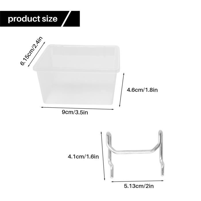 Kit Panneaux Perforés Keepo Avec Accessoires - Organisation Murale Modulaire Pour Bureau, Artisanat Et Déco