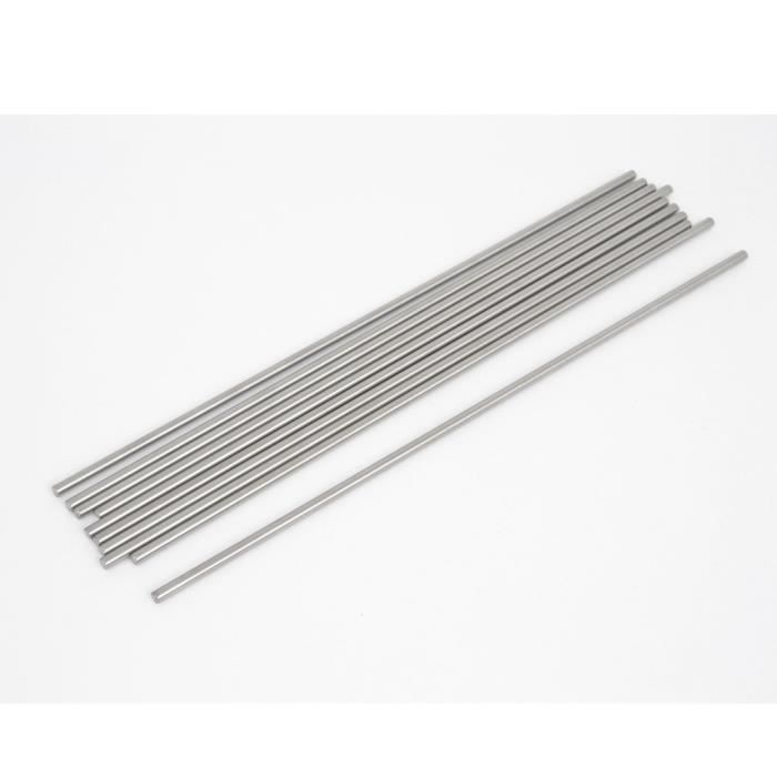 sourcingmap 5 Pi/èces 3mm Diam/ètre 17cm Long Acier Inoxydable Rond Barres pour H/élicopt/ère RC