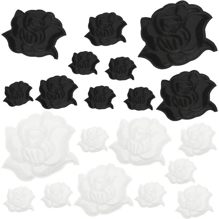 Woohome 30 Patchs Sublimation Vierges Thermocollants 5x8 Cm - DIY Transferts Tissu, T-shirt, Jeans, Chapeaux