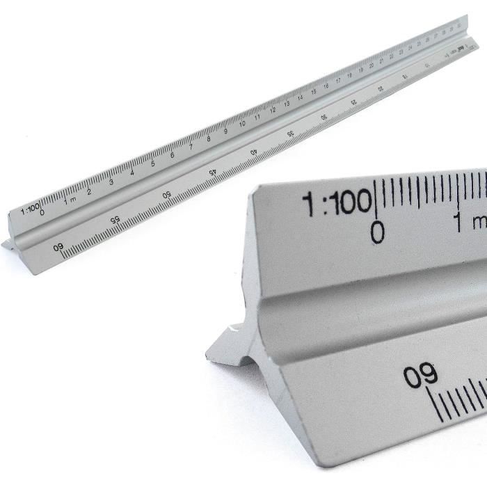 Jeu De Règles échelle Architecturale Triangulaire 6 Pièces2 Pièces Règle échelle Architecturale