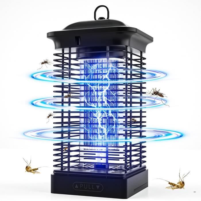Lampe Anti-Moustiques 4 Pack - Tueur D'Insectes Électrique UV, Silencieux, Pour Intérieur - Surface Jusqu'à 20 M² - 3