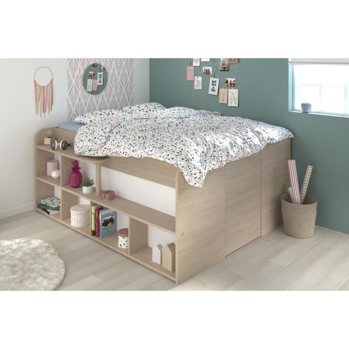 Pulp Lit Adulte Contemporain Decor Chene Baltimore Et Blanc