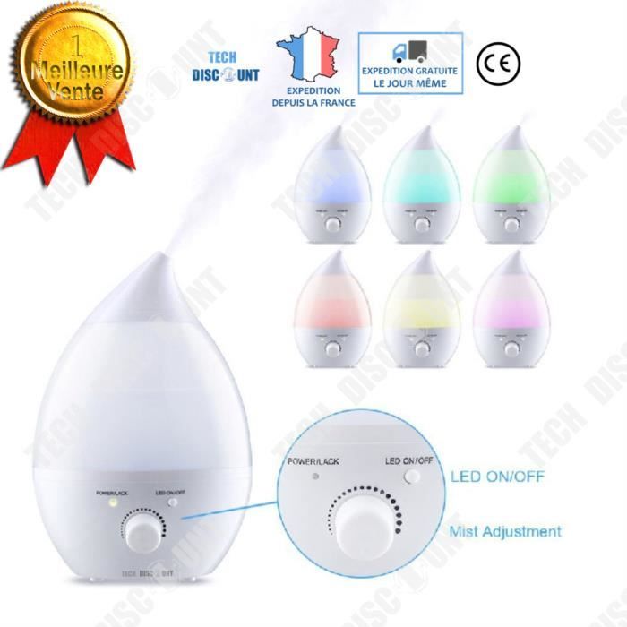 Td Humidificateur D Air Maison Bebe Chambre Vase Ionisateur