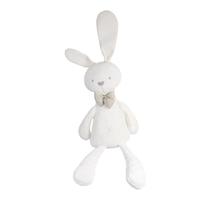 Lapin Mignon Jouets Apaisants Doux En Peluche Bebe Enfants Cadeau Animaux Poupee Pleine Longueur 115cm Blanc Poupee Cdiscount Jeux Jouets